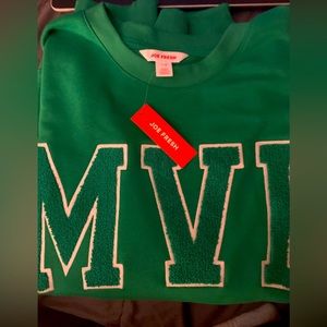 BNWT MVP GREEN SWEATSHIRT